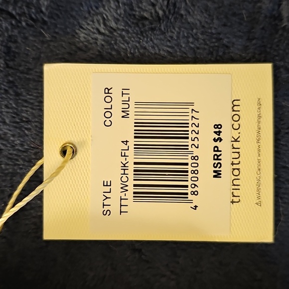 Trina Turk Black Multicolor Floral Long Wallet NWT - Picture 3 of 9